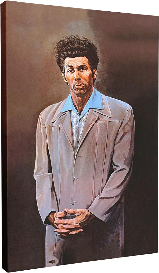 Kramer canvas print prepared for wall display