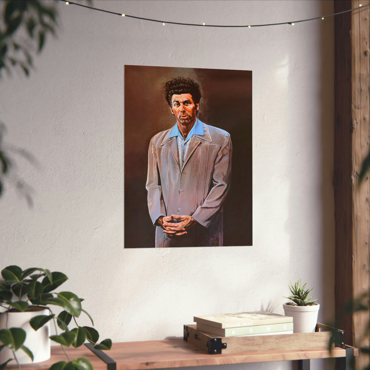 Kramer artwork installed in a domestic interior
