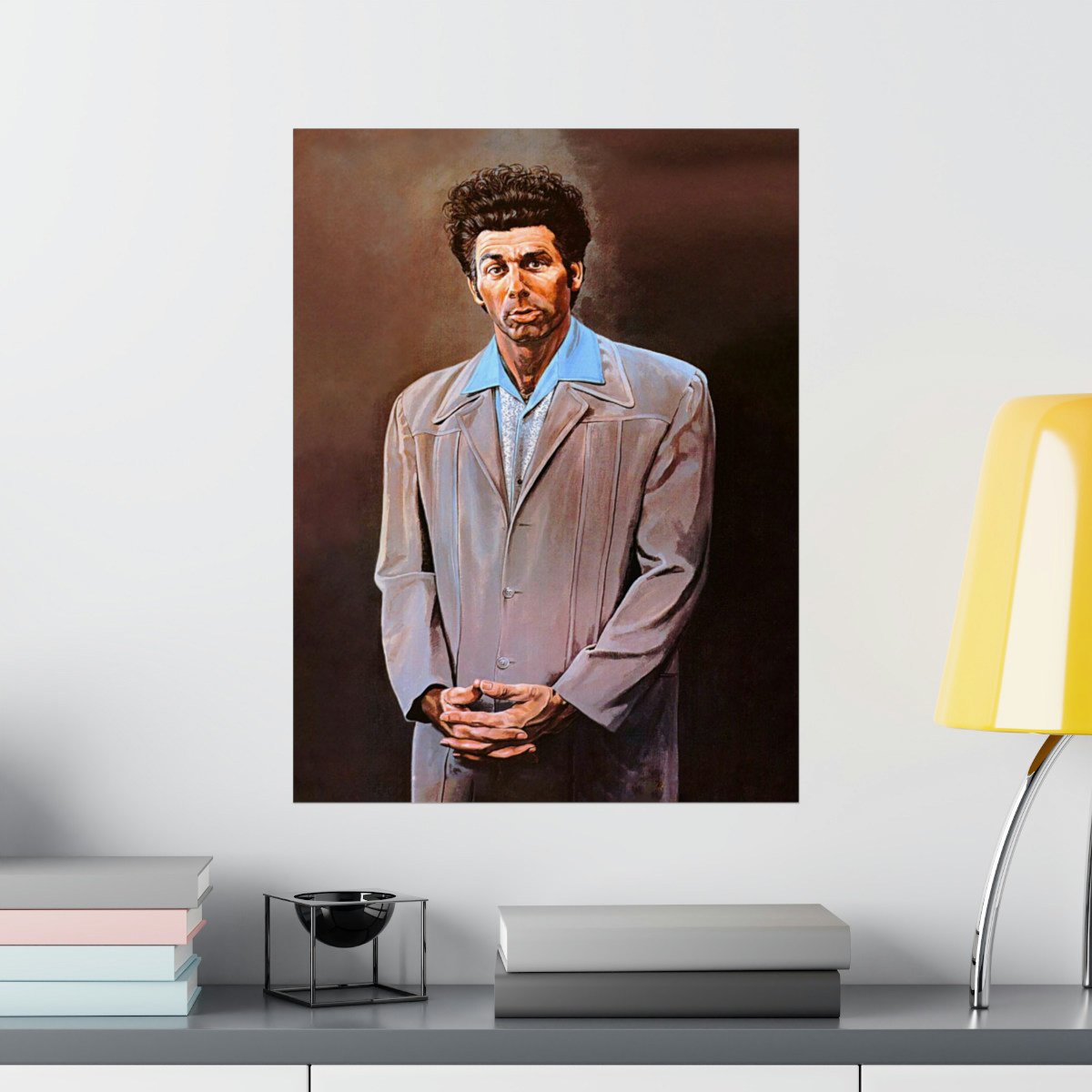 Kramer artwork styled in a living space